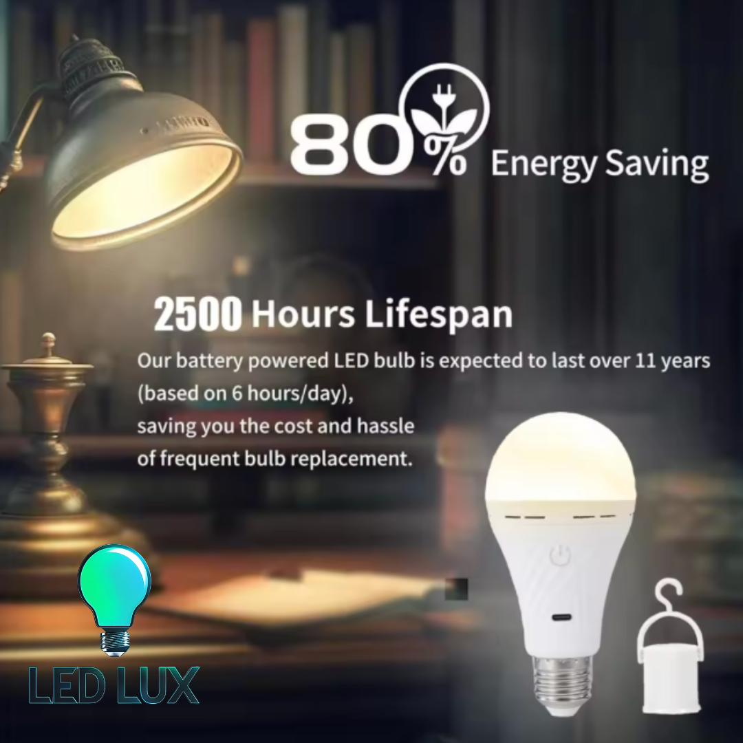 Rechargeable Light Bulb with USB - Type C port